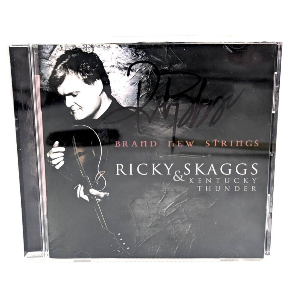 Ricky Skaggs & Kentucky Thunder Signed Brand New Strings CD